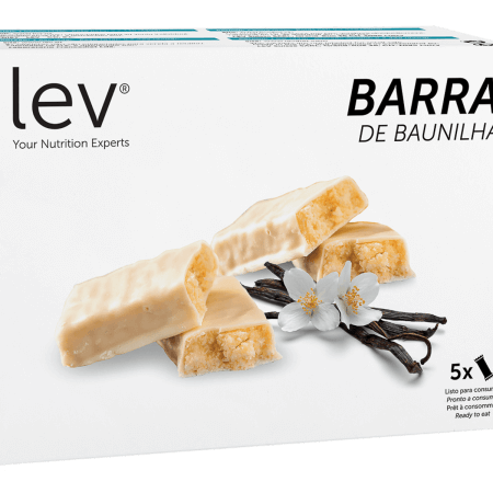 barra saudável de baunilha da lev