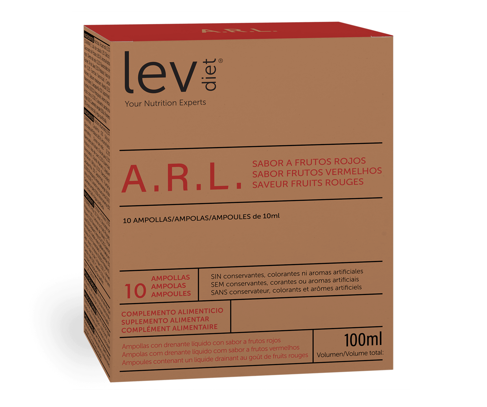 A.r.l - drenante sabor a frutos vermelhos