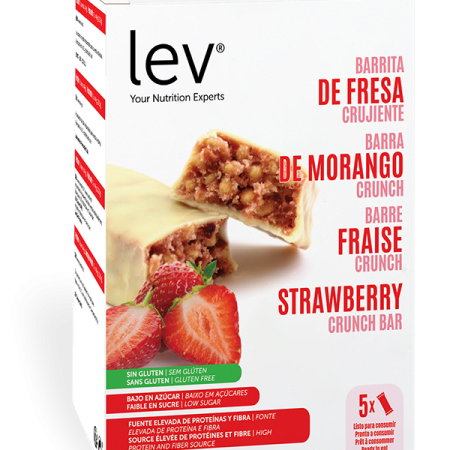 barra de morango crunch