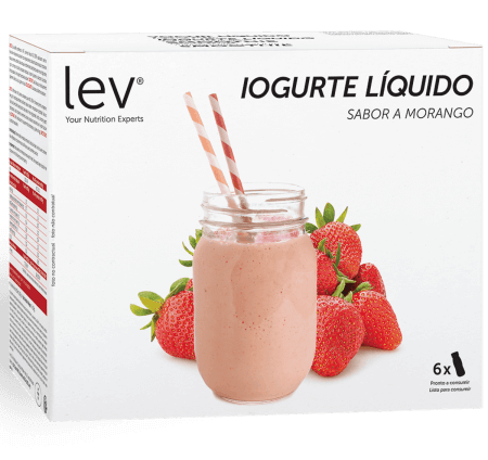 iogurte líquido sabor a morango