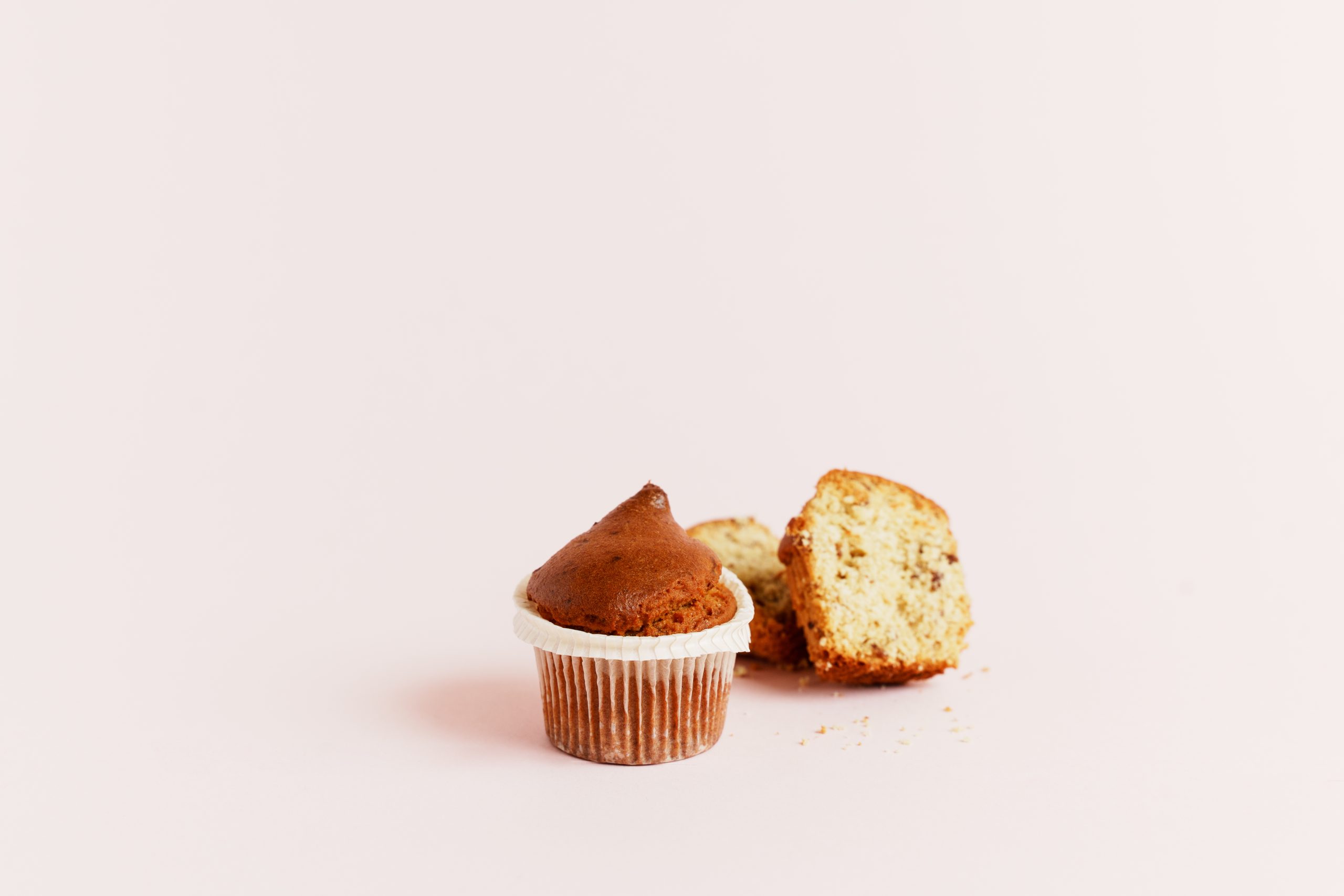 muffin crisp - com amêndoas e pepitas de chocolate, sem açúcar, rico em proteína