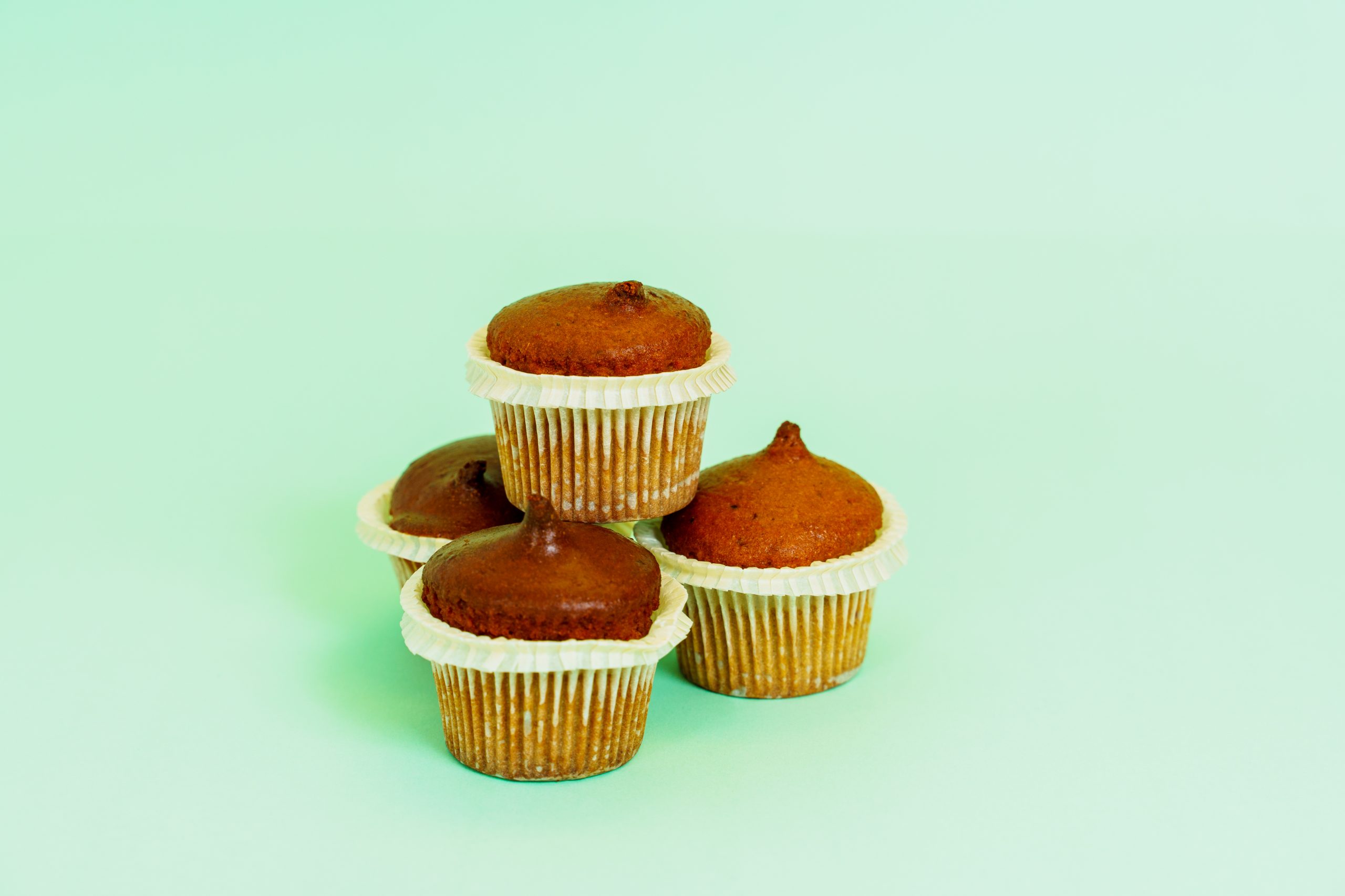 Muffin de gengibre e canela saudavel - baixo em hidratos e sem açúcares