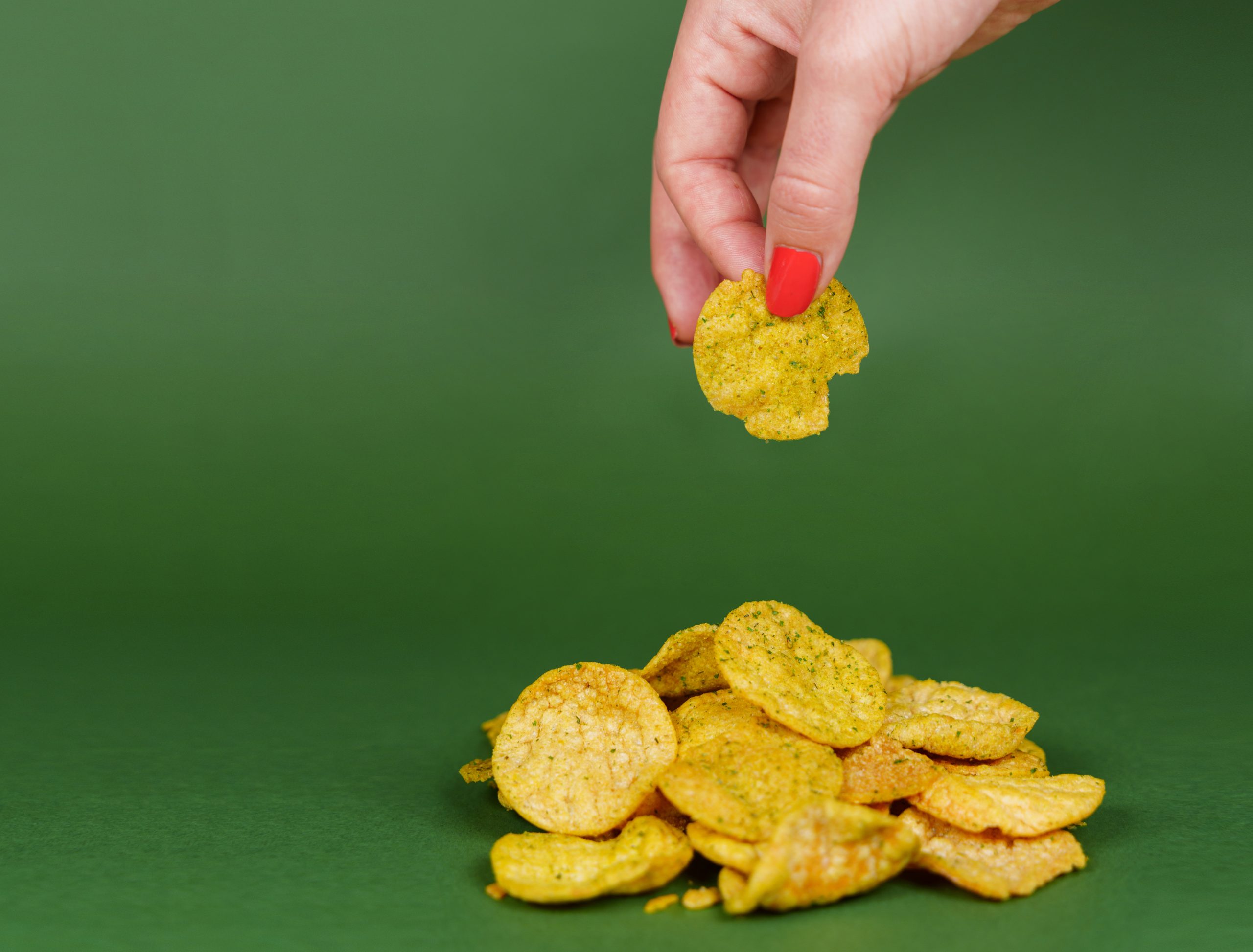 snack de soja sabor a alho e ervas lev