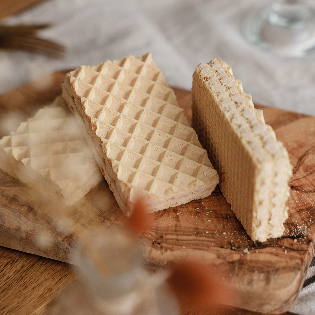 wafer queijo e presunto