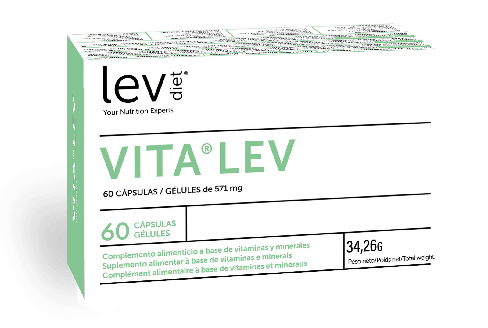 Vita Lev - suplemento enriquecido com vitaminas e magnésio