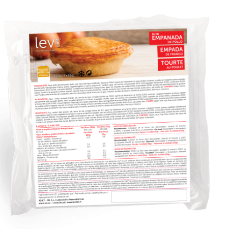 Empada de frango saudável pronta a consumir