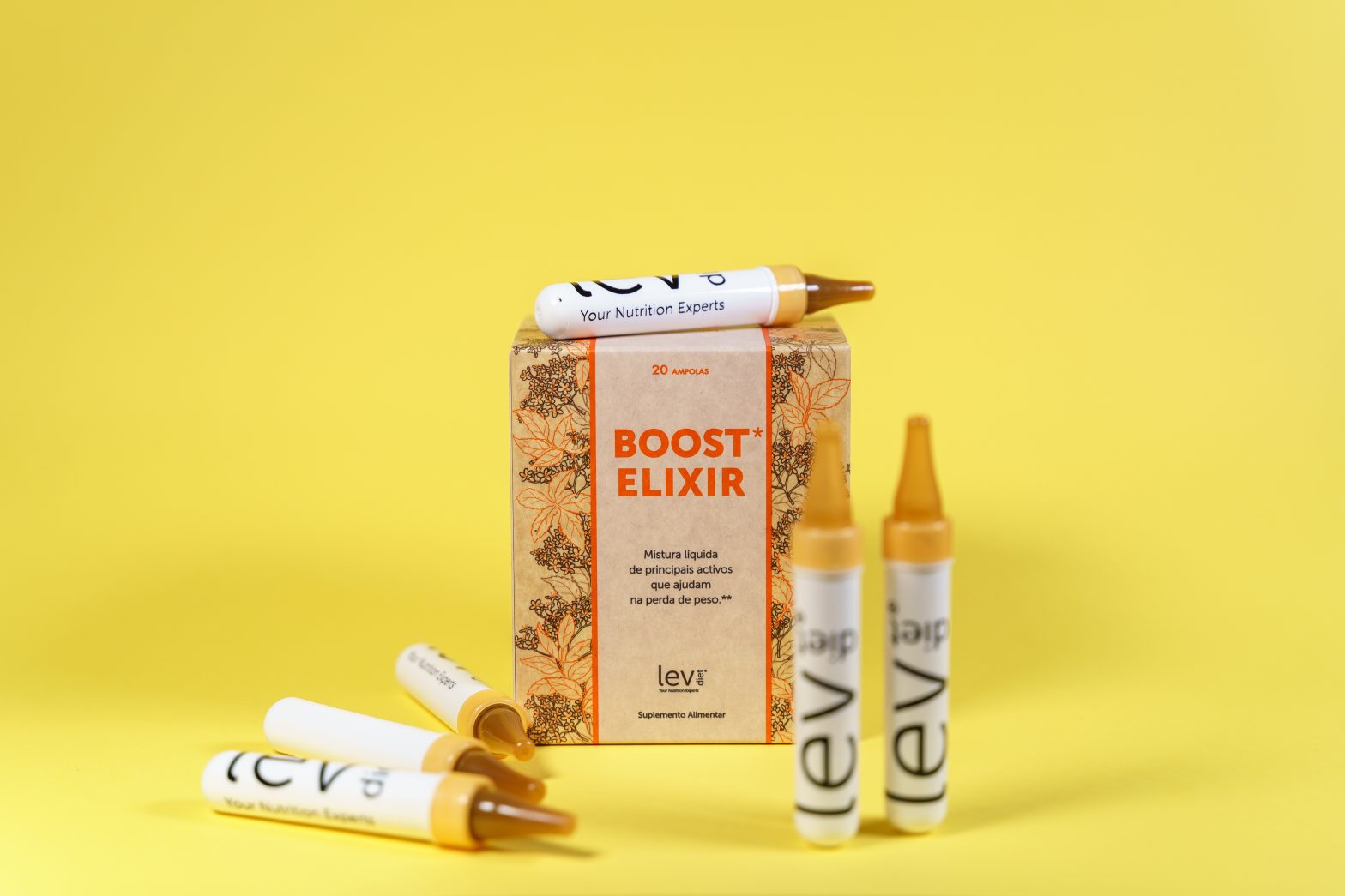 preparação para o verão com a Lev, boost elixir, um suplemento que ajuda na perda de peso