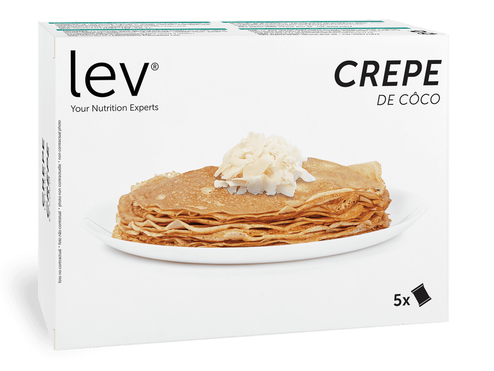 crepe de côco lev saudável