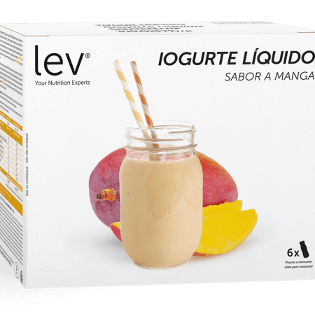 iogurte líquido sabor a manga lev