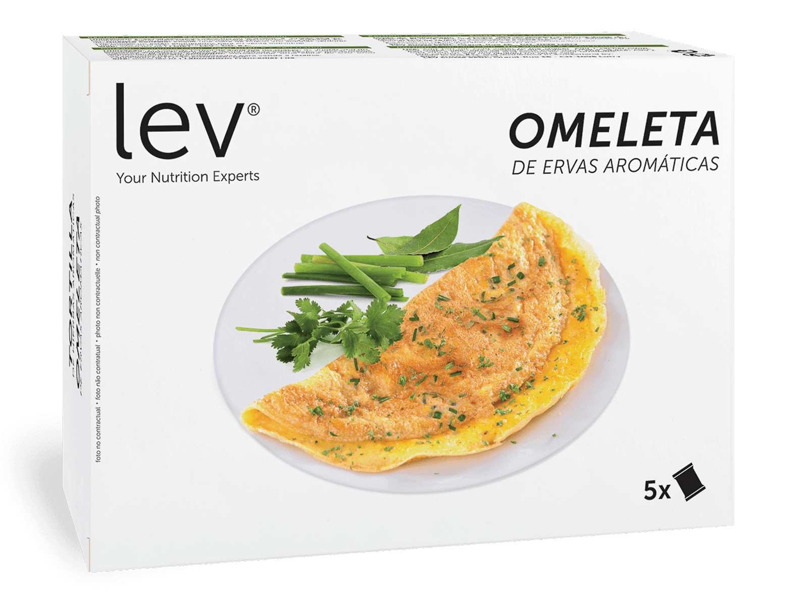 Omeleta de ervas aromaticas lev saudavel