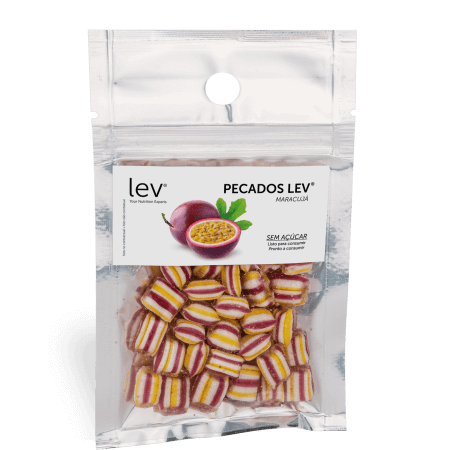 pecados lev: maracuja- rebuçados saudáveis