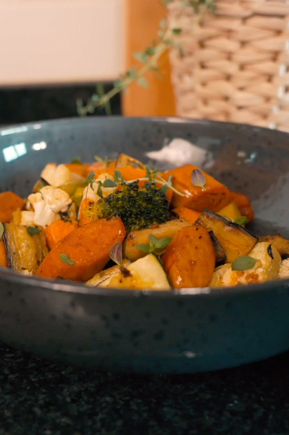 Receita lev de legumes grelhados com salsichas lev