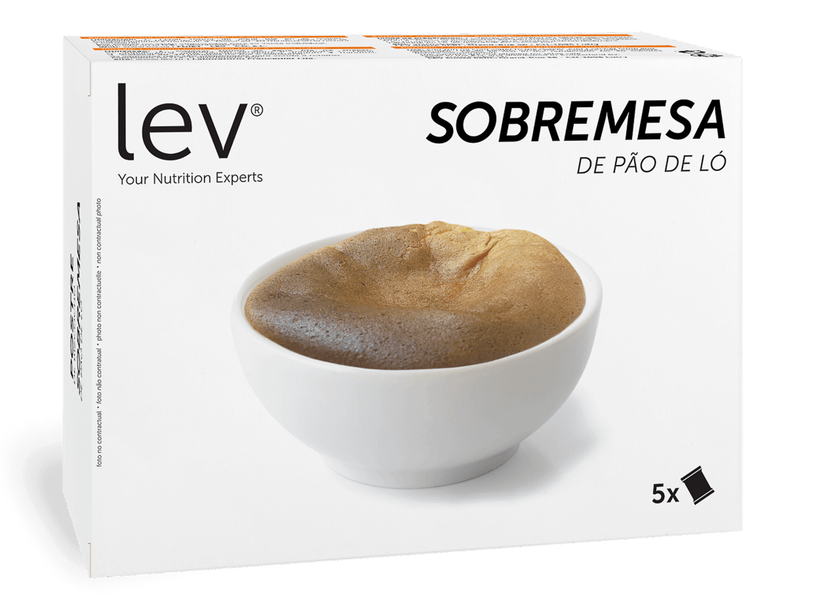 sobremesa de pão de ló lev saudável