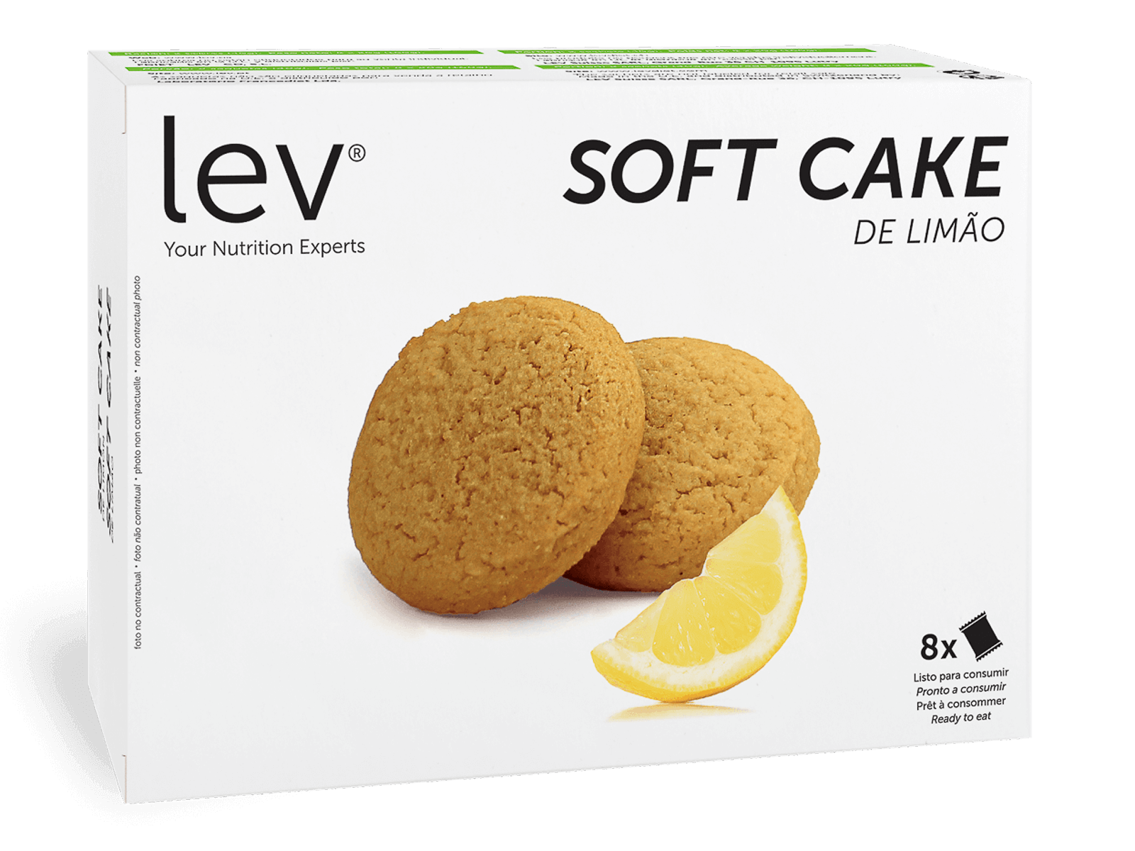 soft cake de limao lev