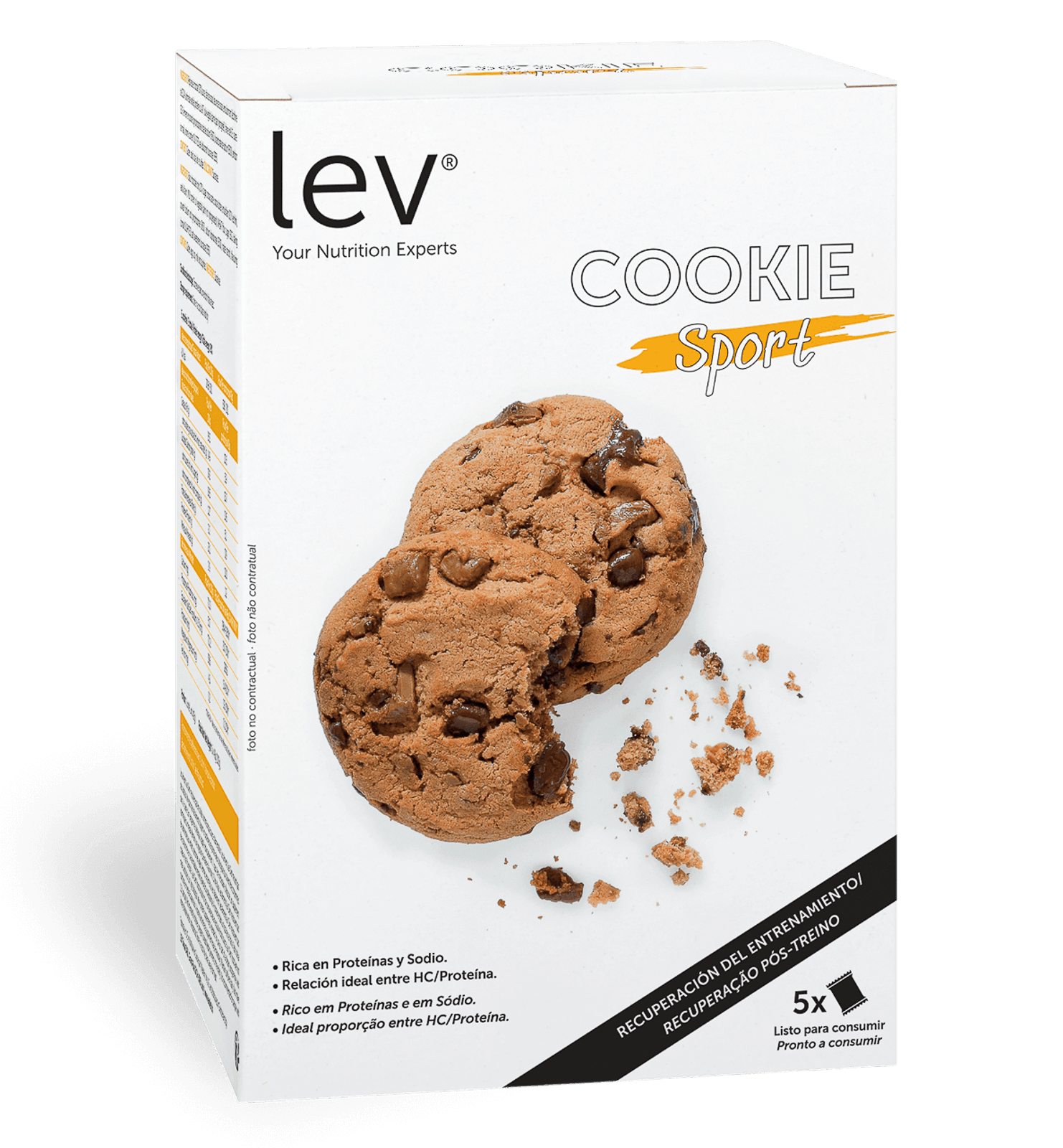 cookie sport lev - snack pós treino