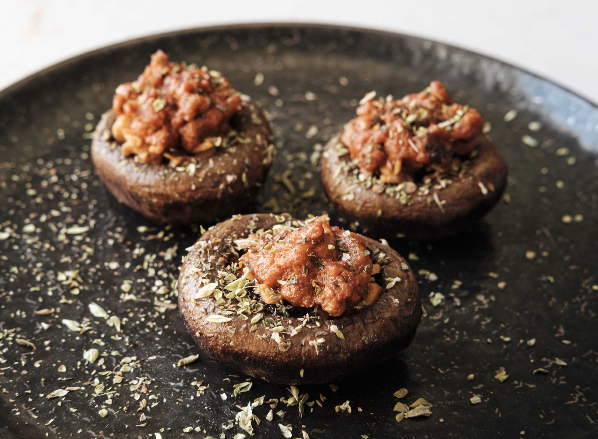 Cogumelos recheados - Receita Lev, uma opção saudável, apta para dieta