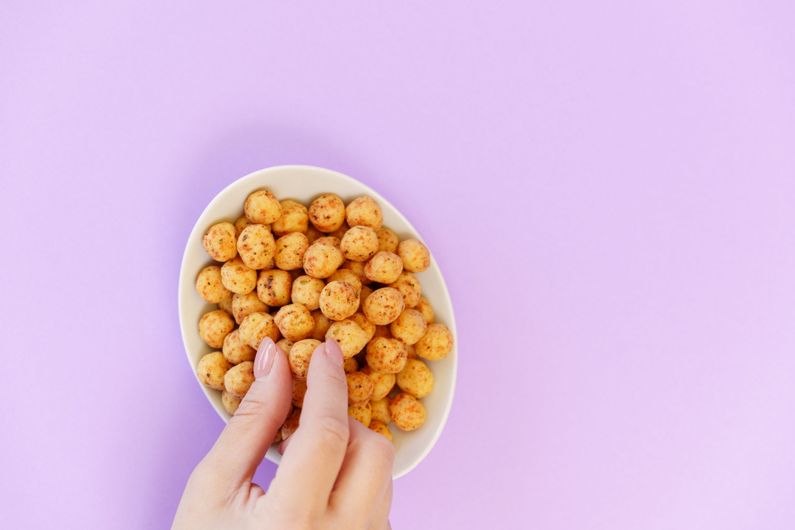 Novidade - snack tomate e orégãos