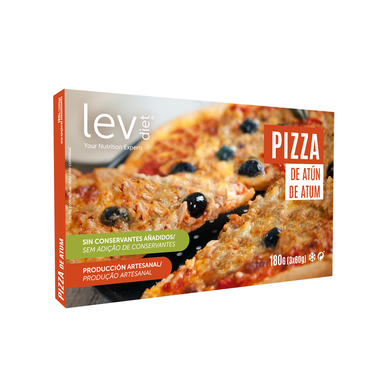 Pizza atum saudável lev