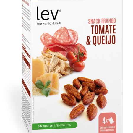 snack frango tomate e queijo lev
