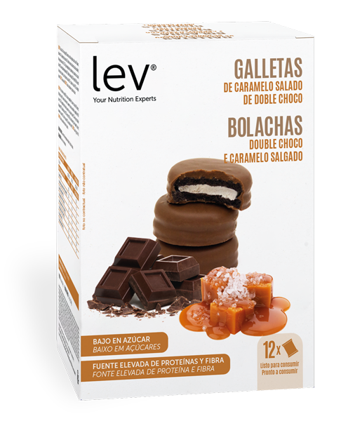bolachas double choc com caramelo salgado saudáveis