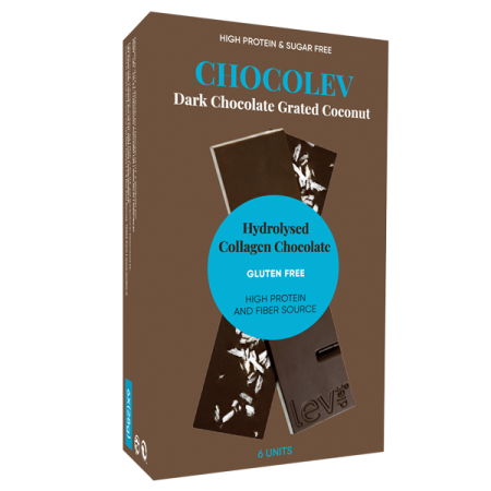 chocolev chocolate preto com coco ralado