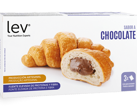 Croissant com chocolate saudável