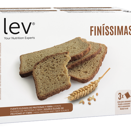 tostas finíssimas, uma opção proteica, rica em fibras e baixa em hidratos de carbono