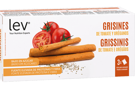 Grissinis de tomate e orégãos saudável