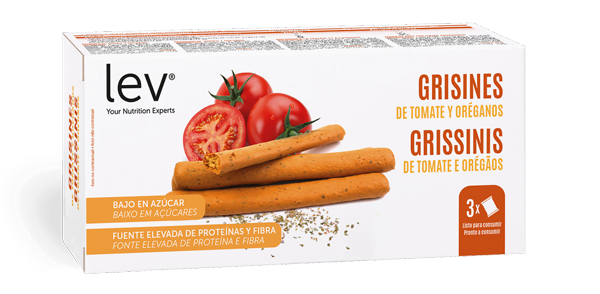 Grissinis de tomate e orégãos saudável