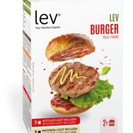 novo lev burger saudável - hambúrguer de frango