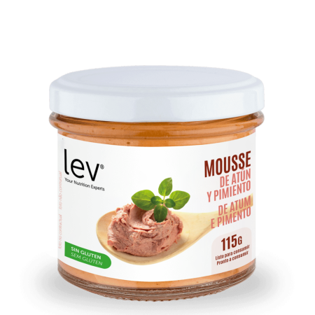 mousse de atum e pimento saudável