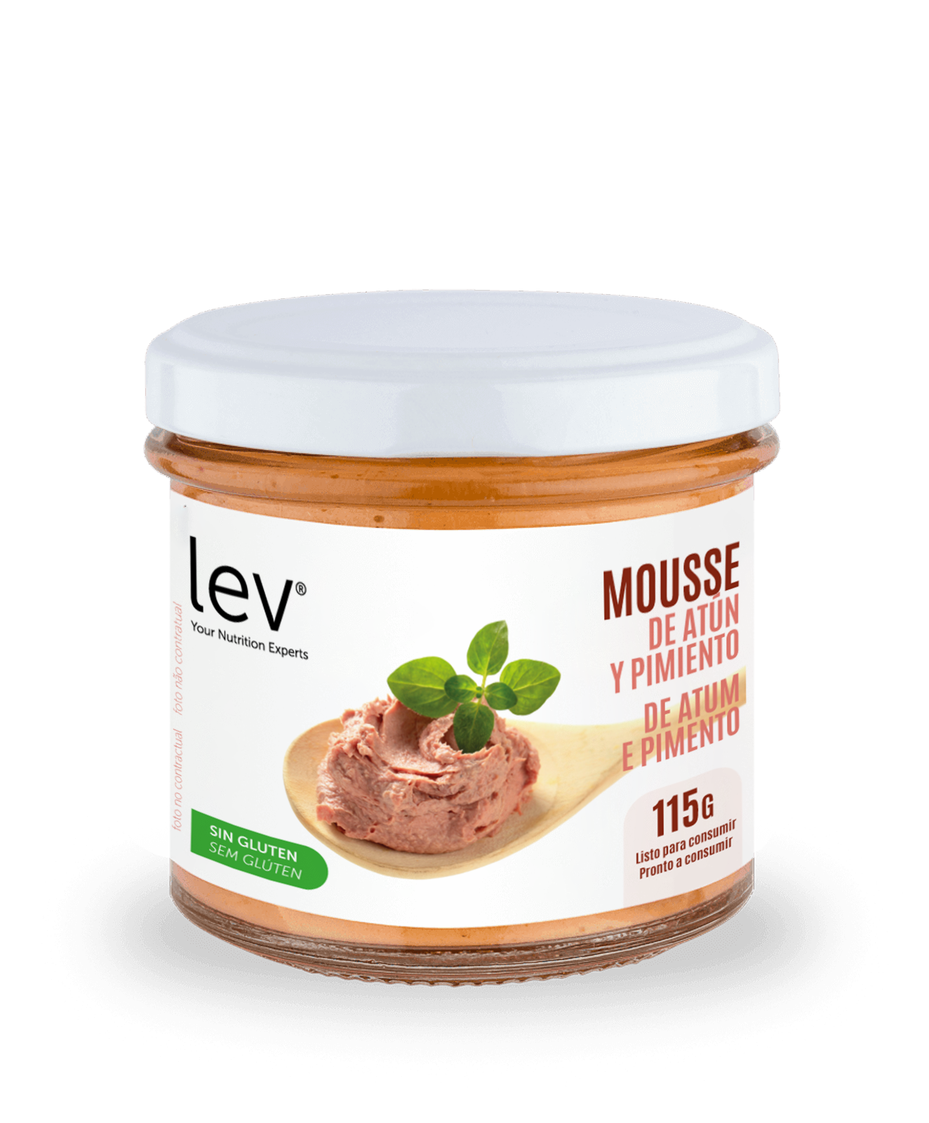 mousse de atum e pimento saudável