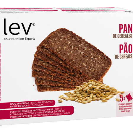 pão de cereais saudável lev