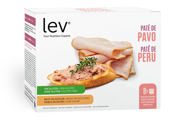 patê de peru lev, sem gluten, sem gorduras adicionadas, opção saudável para dieta