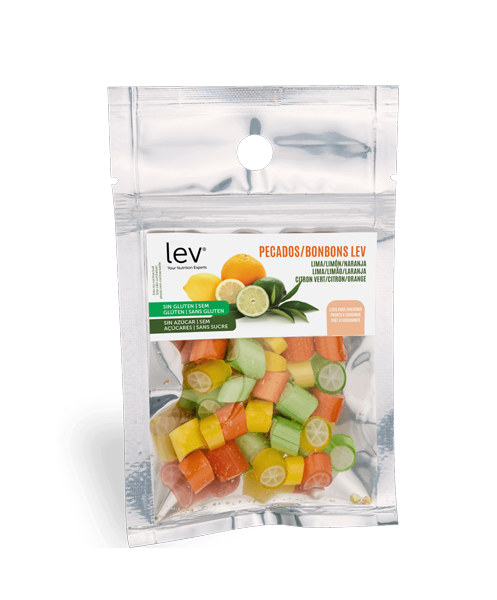 pecados lev: lima, limao e laranja - rebuçados saudáveis