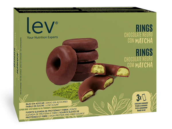 rings chocolate negro com matcha da lev