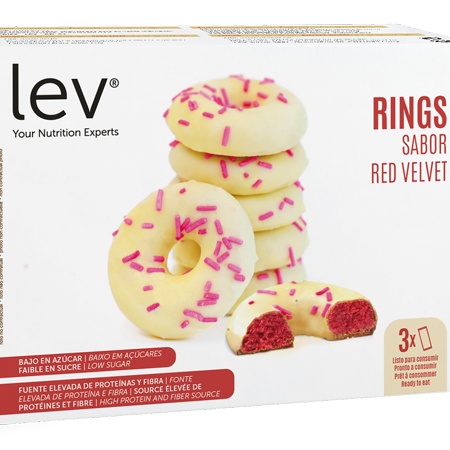 Rings Chocolate Branco Sabor Red Velvet