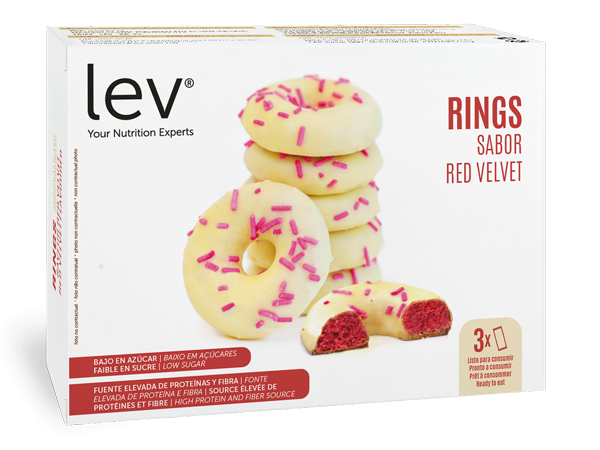 Rings Chocolate Branco Sabor Red Velvet