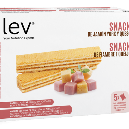 snack saudável de fiambre e queijo