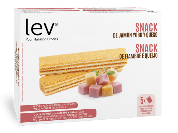 snack saudável de fiambre e queijo