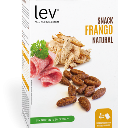 Snack de frango natural lev - opção saudável apta para dieta