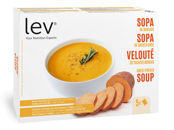 sopa de batata doce da lev