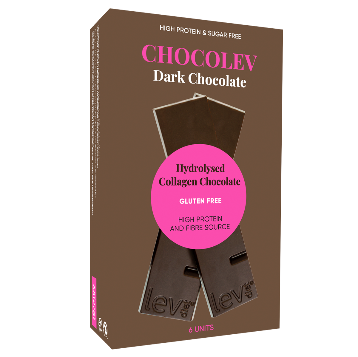 chocolev dark, sem açúcares adicionados, apta para dieta