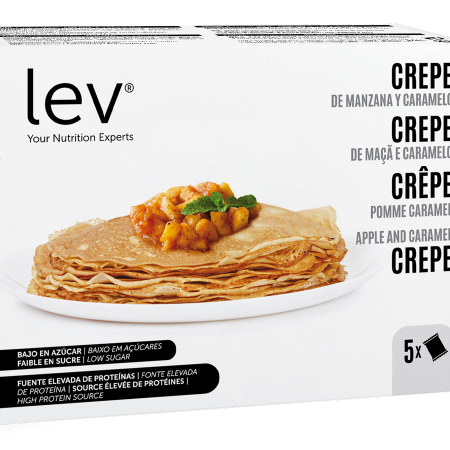 crepe de maçã e caramelo lev saudável