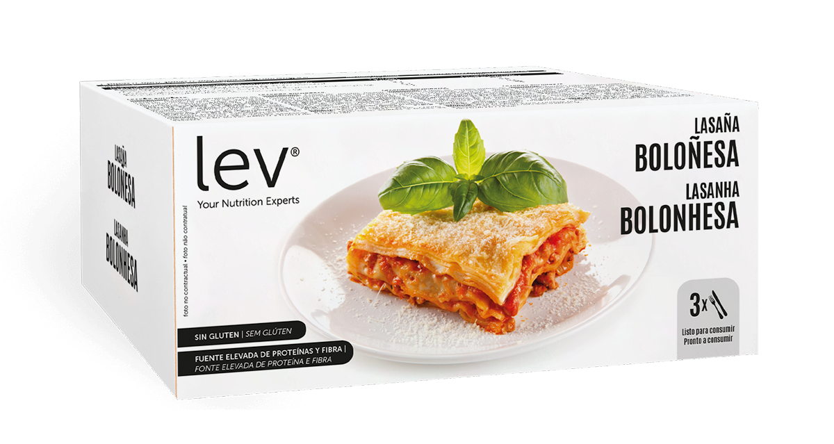 lasanha bolonhesa saudável pronta a consumir
