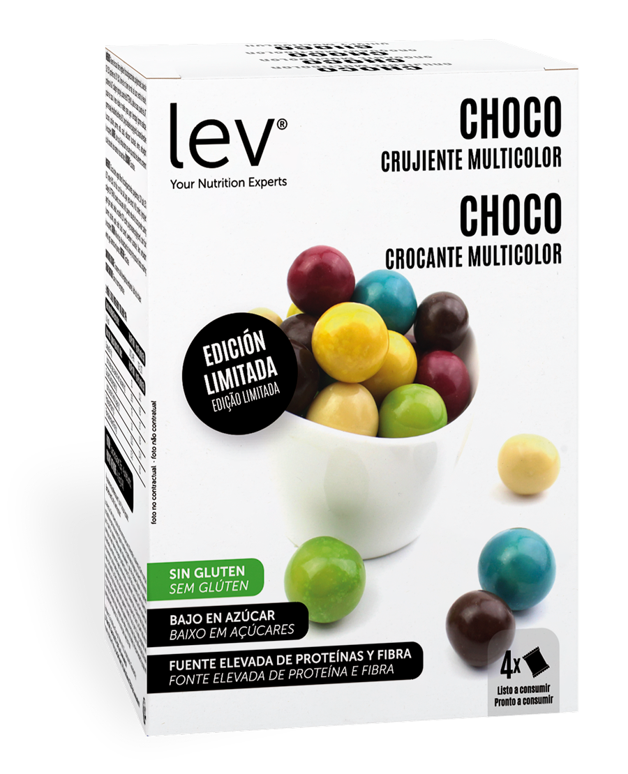Snack choco color lev saudável
