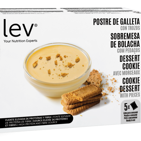 sobremesa de bolacha com pedaços lev saudável