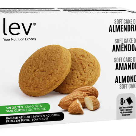 soft cake de amendoa lev