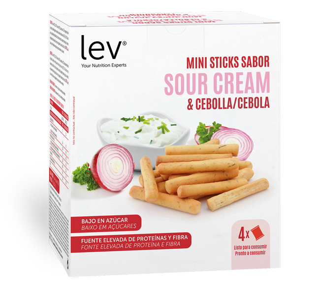 mini sticks sour cream cebola