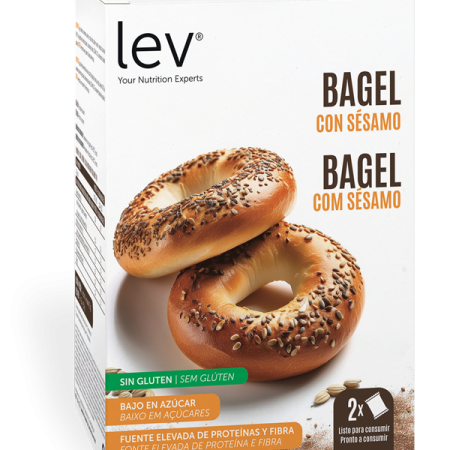 bagel com sésamo lev